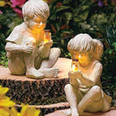 Children with Sun Flares Garden Statues