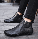Cowhide Chelsea Boots