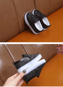 LED-glitter kinderen sneakers
