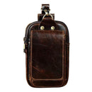 Ægte læder herre waist bag