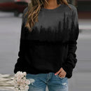 Mountain Printed Pullover Sweatshirts