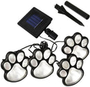Paw Print Solar Lights