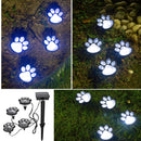 Paw Print Solar Lights