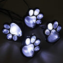 Paw Print Solar Lights