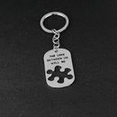 The Love Between Us Will Be Forever and Ever Puzzle Necklace