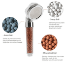 3 Modes High Pressure Shower Head