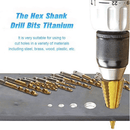 Titanium Coated Drill Bit Set