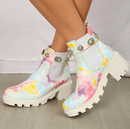 Tie Dye Enkellaarsjes