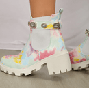 Tie Dye Enkellaarsjes