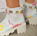 Tie Dye Enkellaarsjes