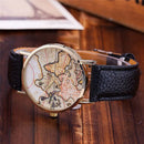 Retro World Map Watch