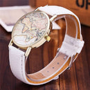 Retro World Map Watch
